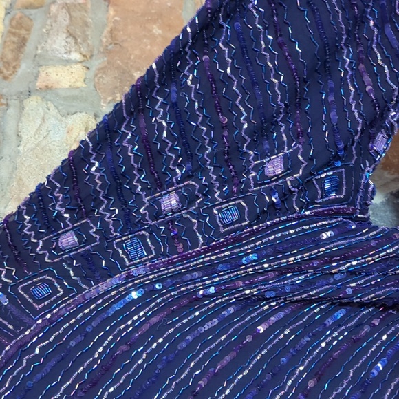 Judith and creations silk sequins evening top - Picture 13 of 16